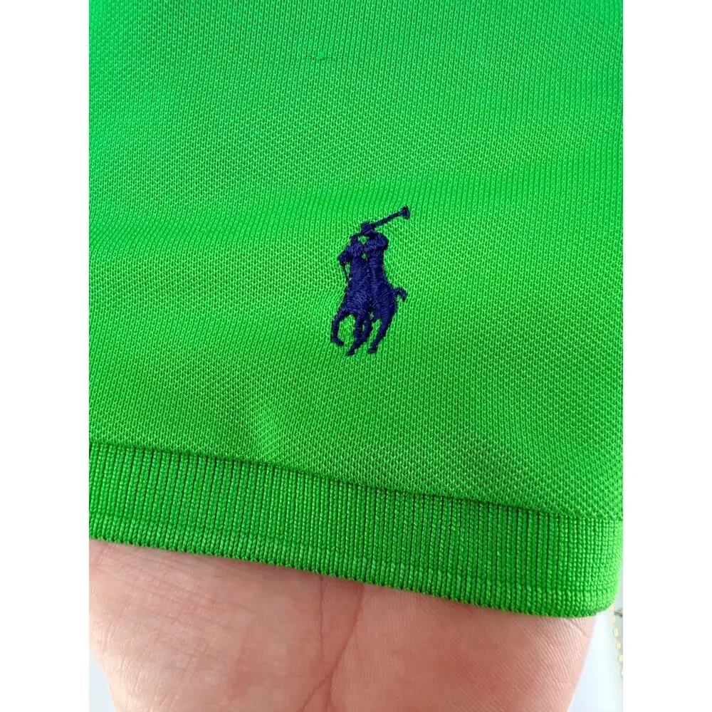 Polo Ralph Lauren Polo Shirt Men's L Green 2014 US Open Pinehurst No. 2 Golf USG